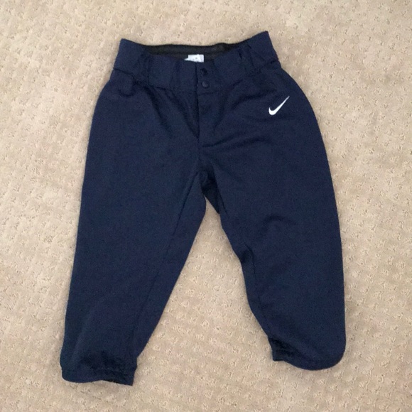 navy nike softball pants